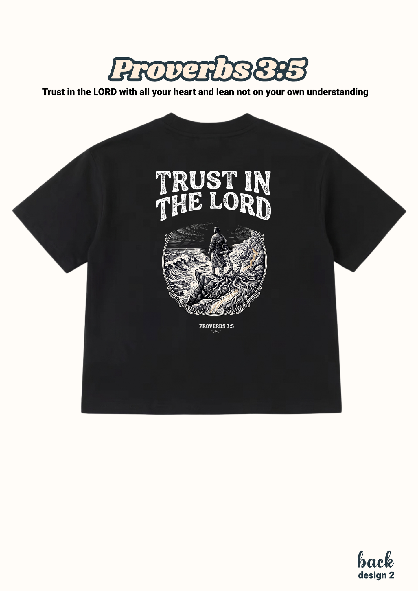 FAITH Series: Proverbs 3:5 Kids T-Shirt (Design 2)