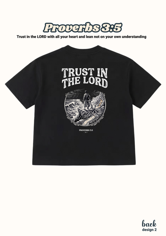FAITH Series: Proverbs 3:5 Kids T-Shirt (Design 2)