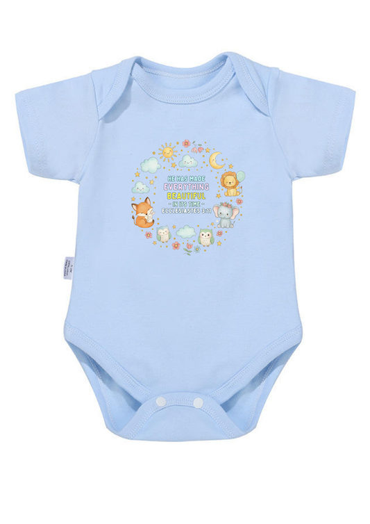 Ecclesiastes 3.11 Baby Onesie (Design 3)