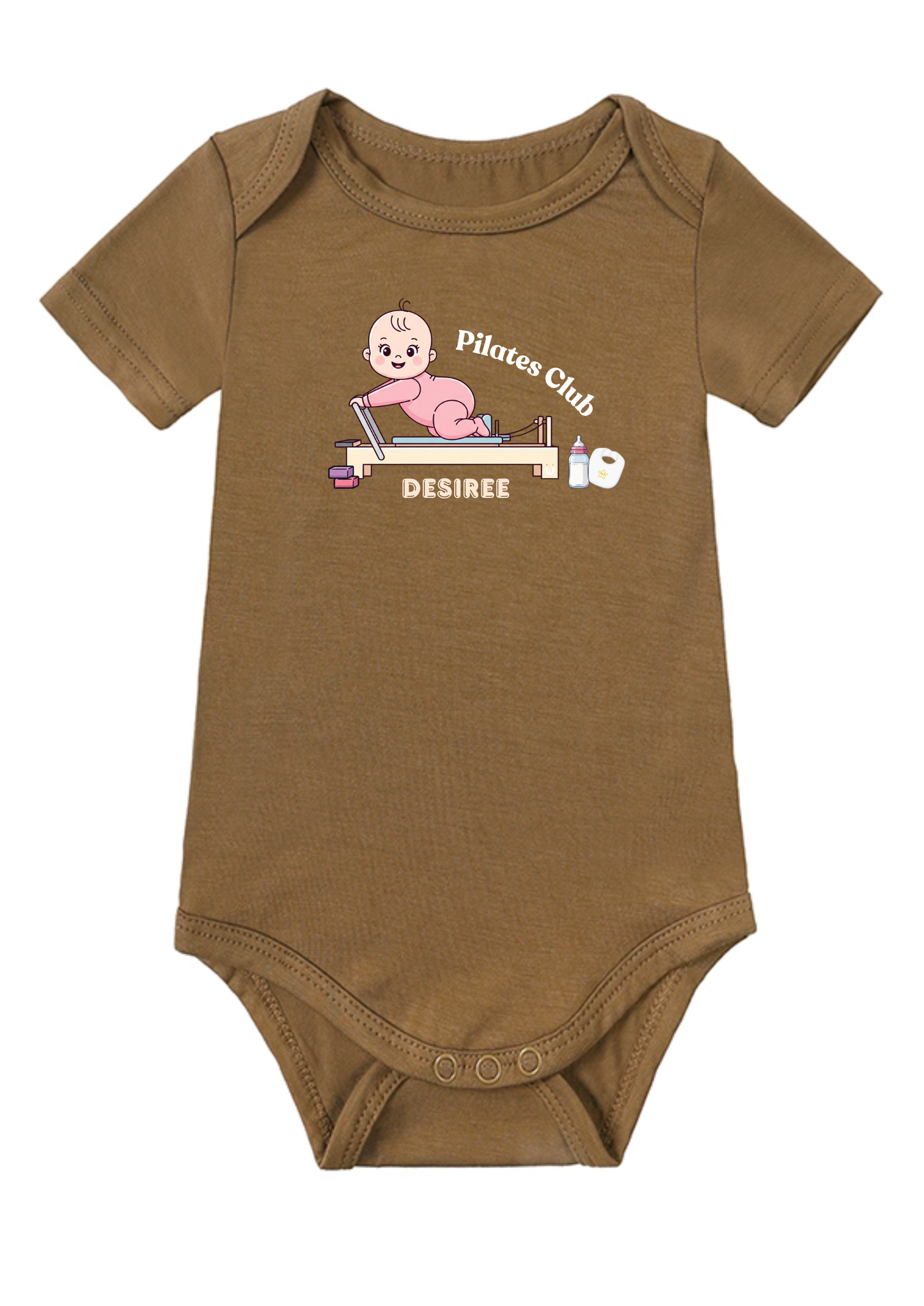 Pilates Club Baby Onesie