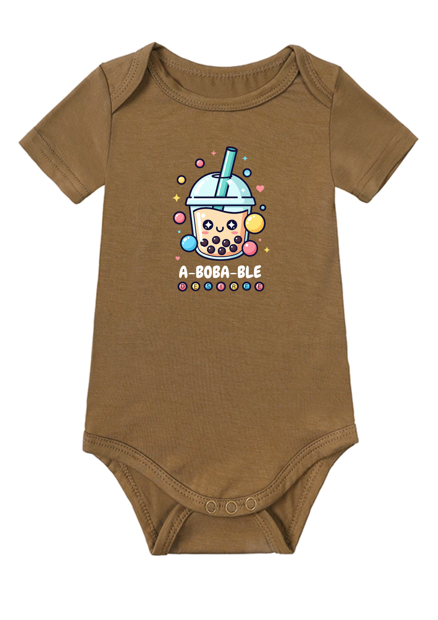 Boba Tee Baby Onesie
