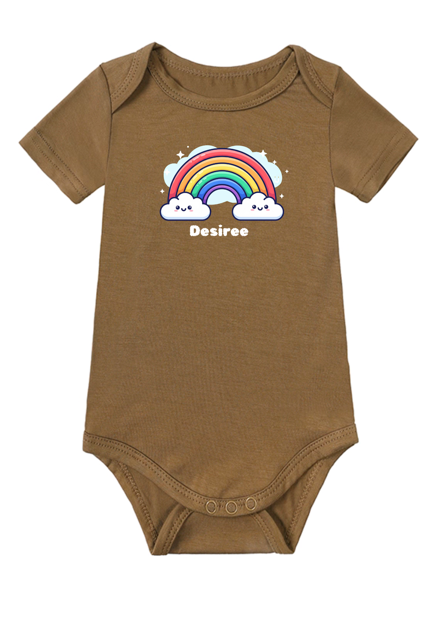 Cuteness Over The Rainbow Baby Onesie