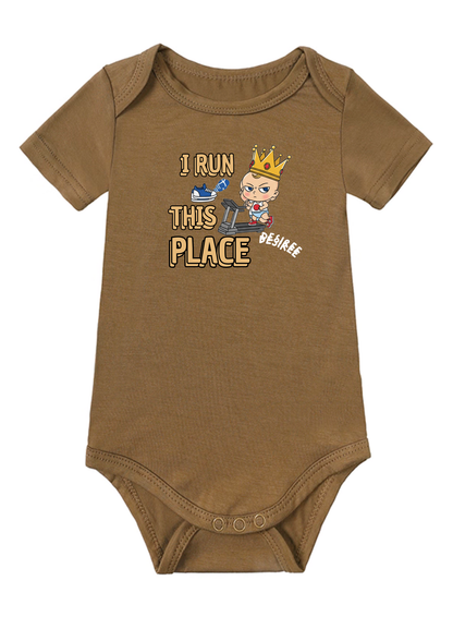 I Run This Place Baby Onesie