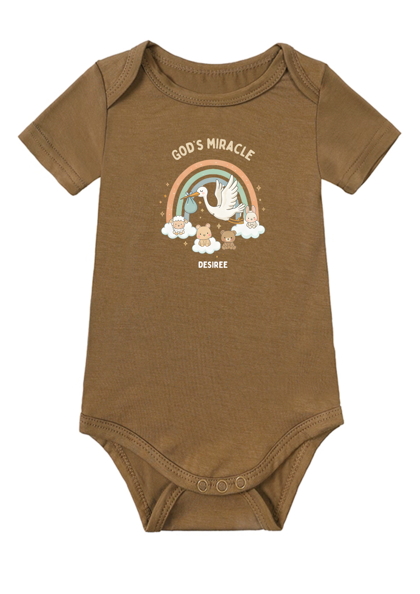 God's Miracle Baby Onesie (Design 1)