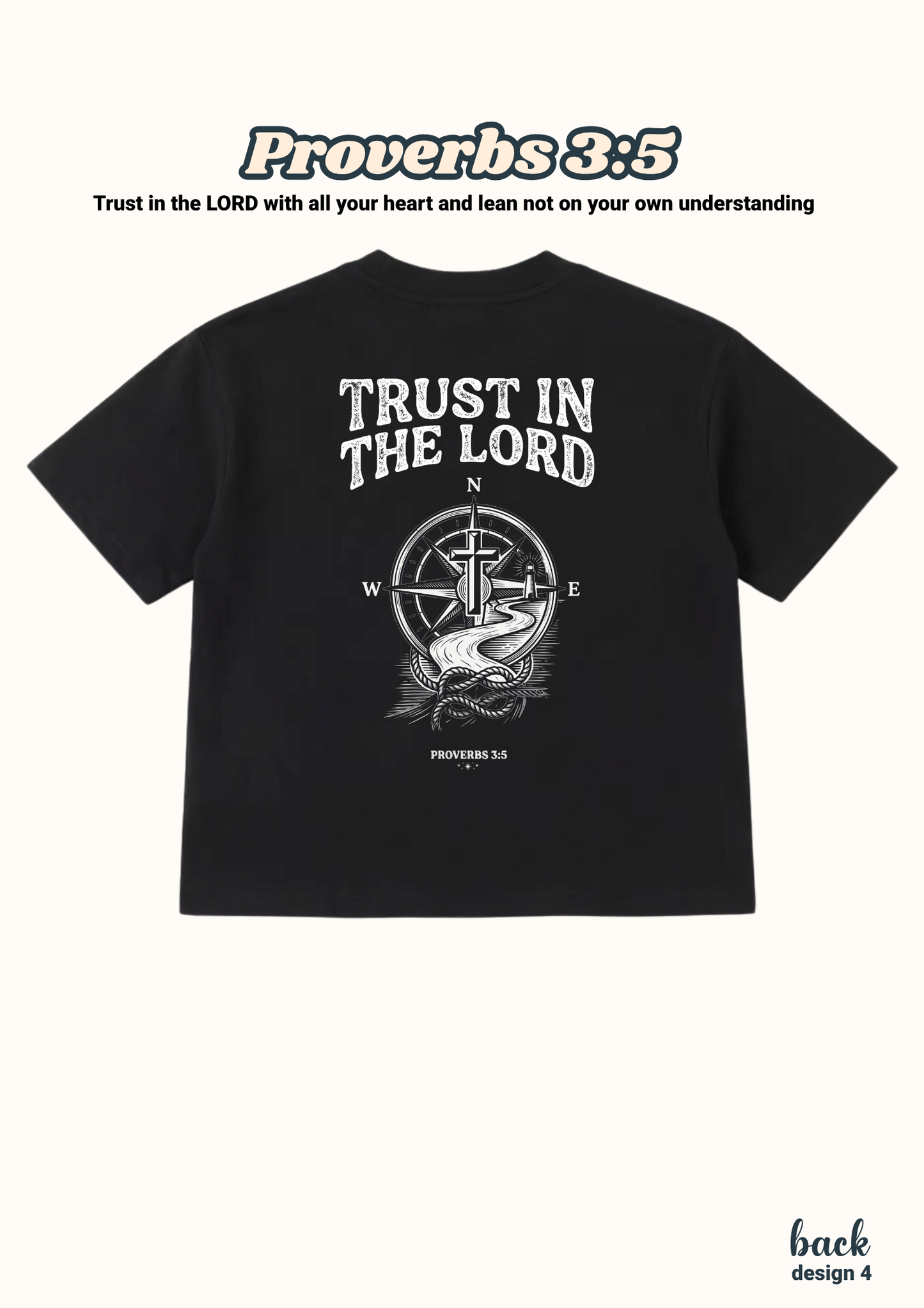 FAITH Series: Proverbs 3:5 Kids T-Shirt (Design 4)