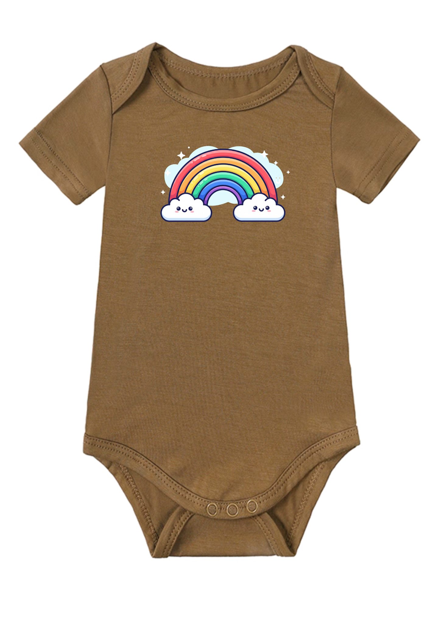 Cuteness Over The Rainbow Baby Onesie