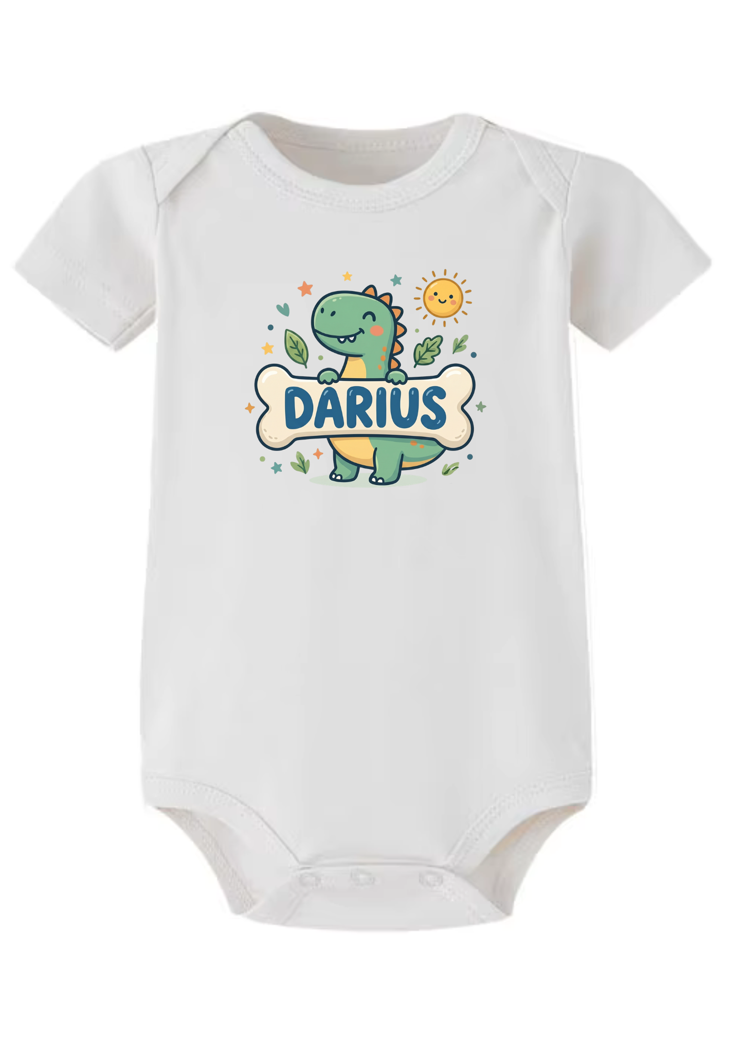 The Friendly Dino Baby Onesie