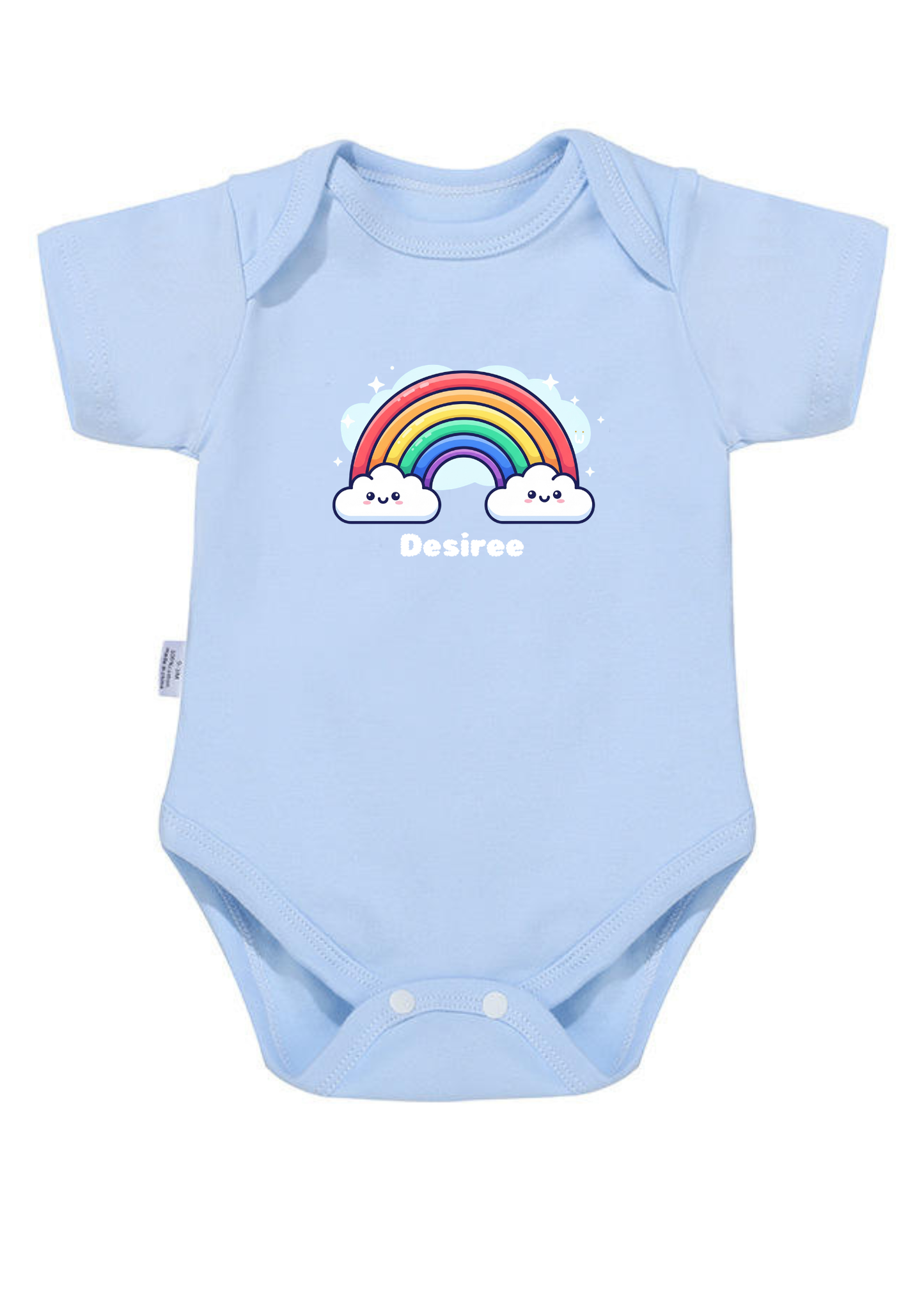 Cuteness Over The Rainbow Baby Onesie