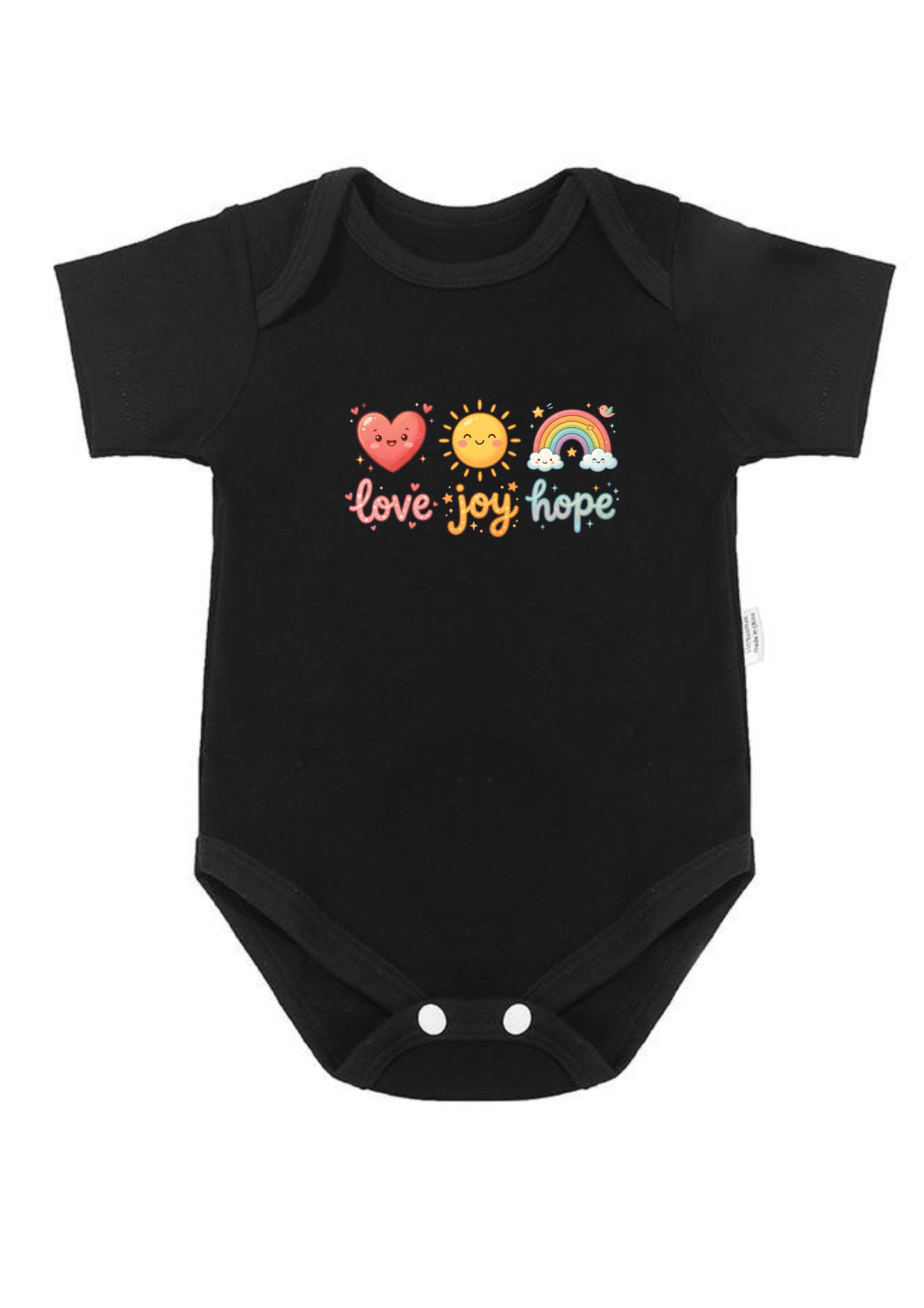 Love, Joy, Hope Baby Onesie