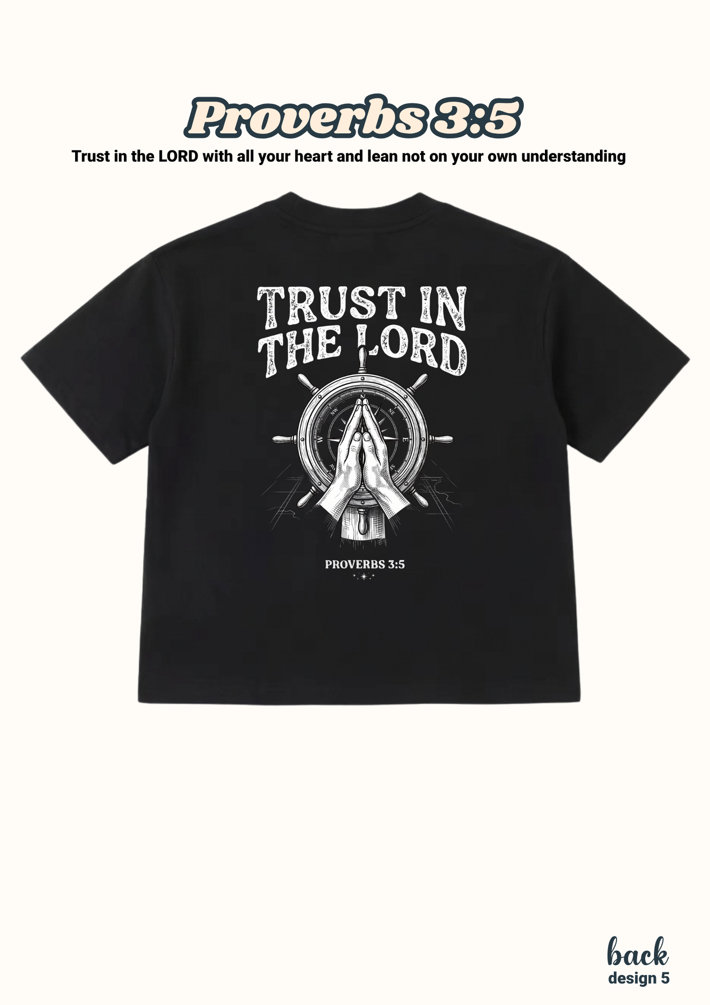 FAITH Series: Proverbs 3:5 Kids T-Shirt (Design 5)