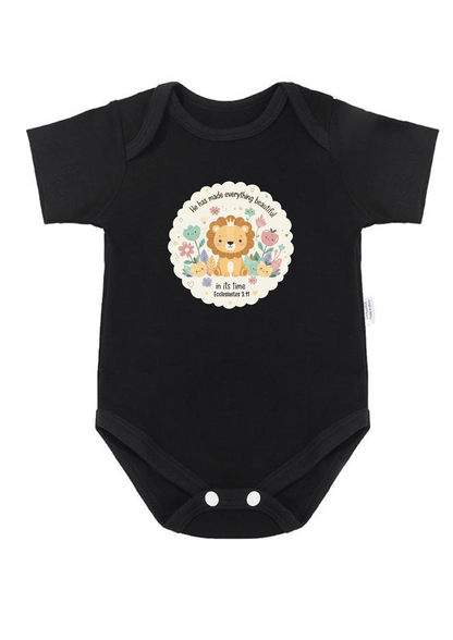 Ecclesiastes 3.11 Baby Onesie (Design 4)
