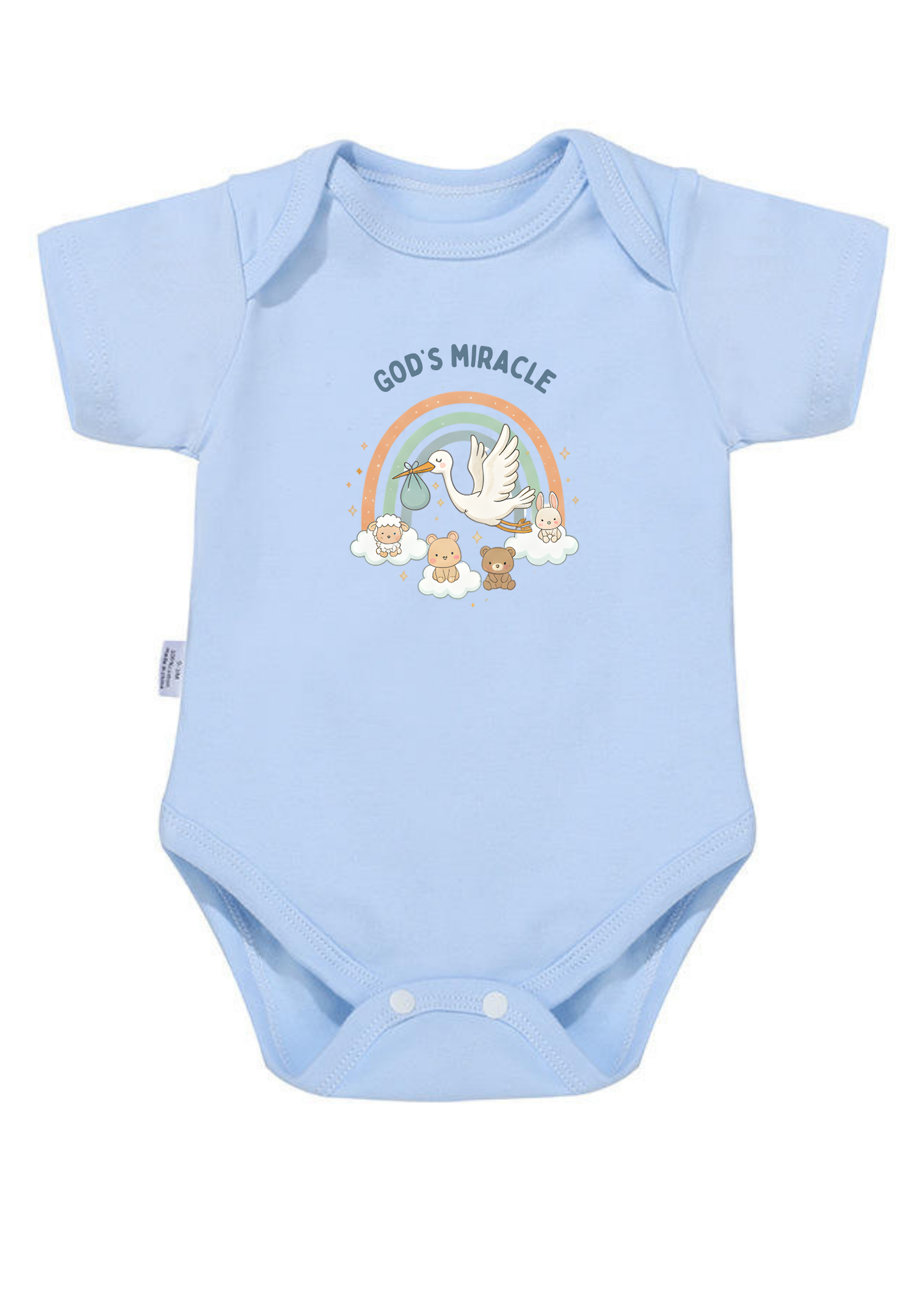 God's Miracle Baby Onesie (Design 1)