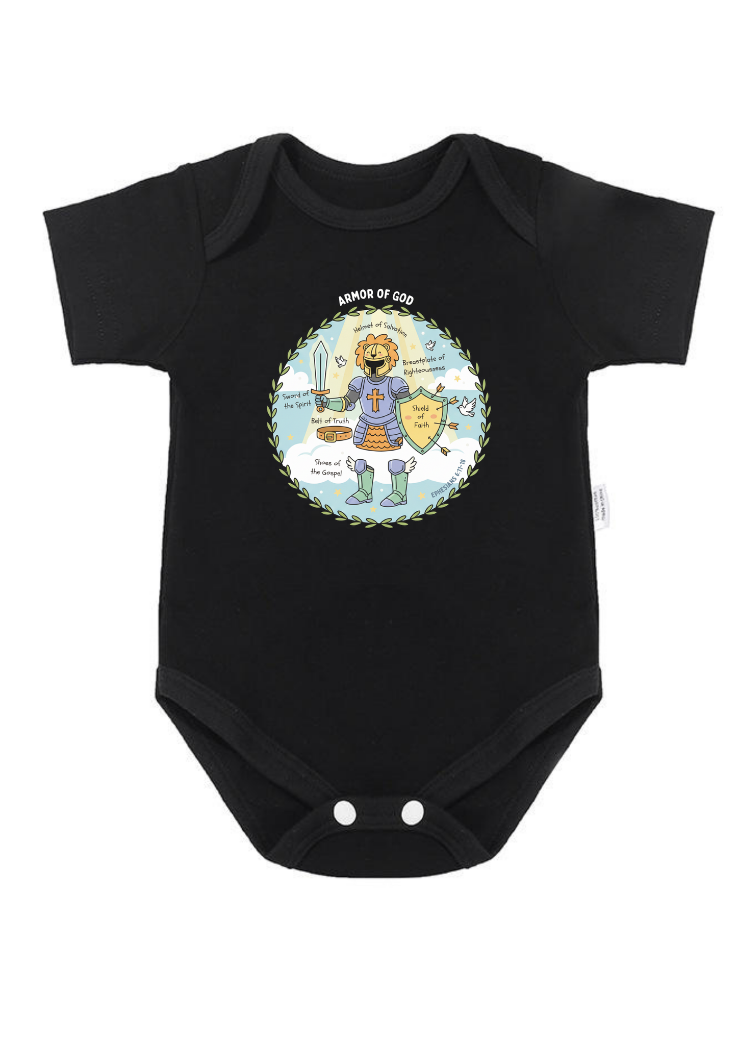 Armor of God, Ephesians 6:10-18 Baby Onesie