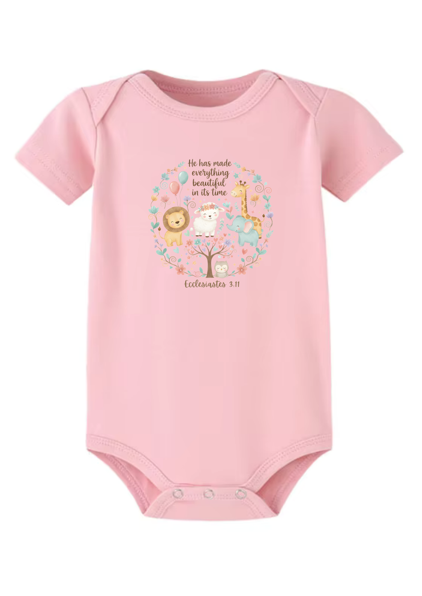 Ecclesiastes 3.11 Baby Onesie (Design 2)