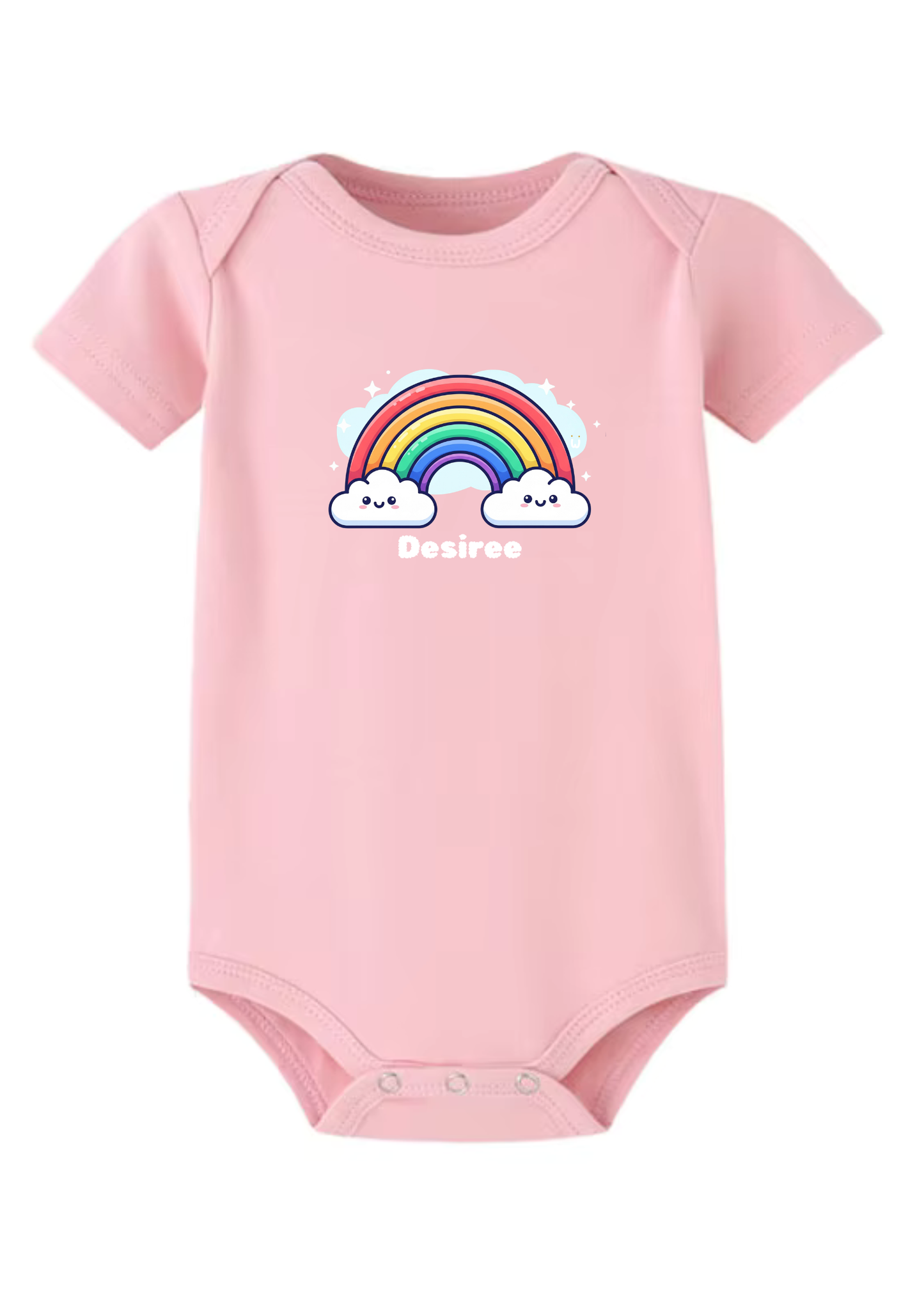 Cuteness Over The Rainbow Baby Onesie