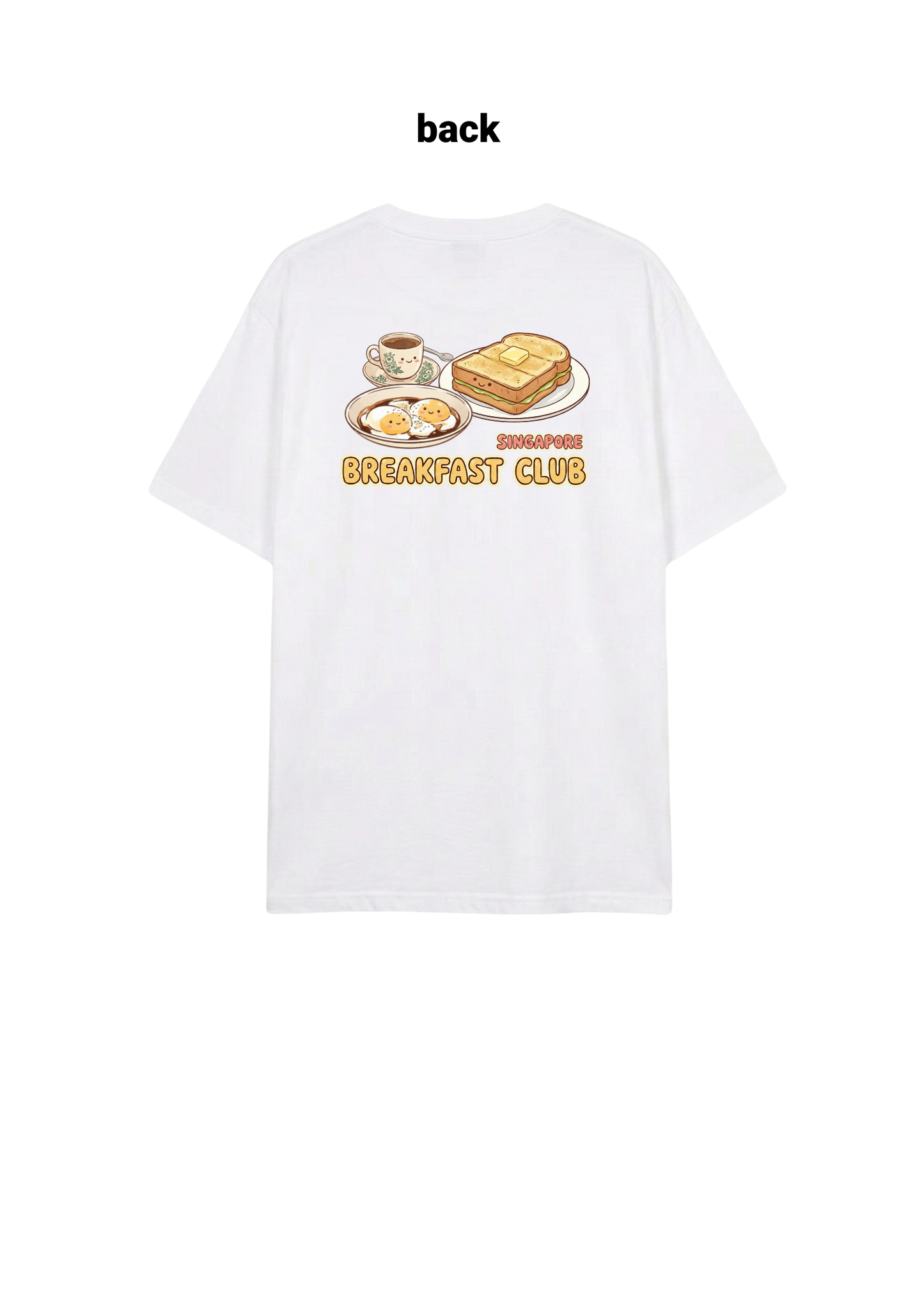 Singapore Breakfast Club Adult T-Shirt (unisex)