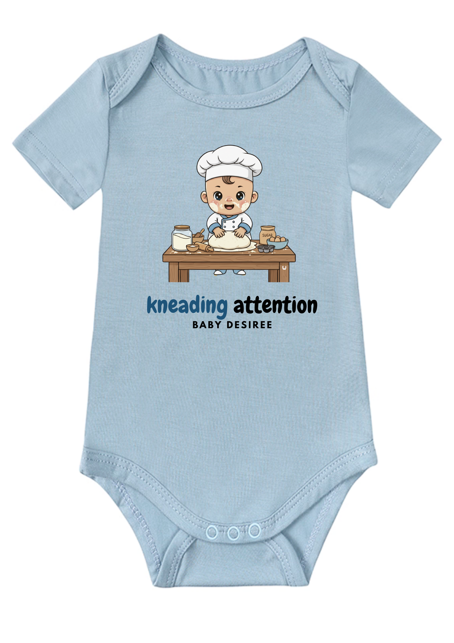 Kneading Attention Baby Onesie