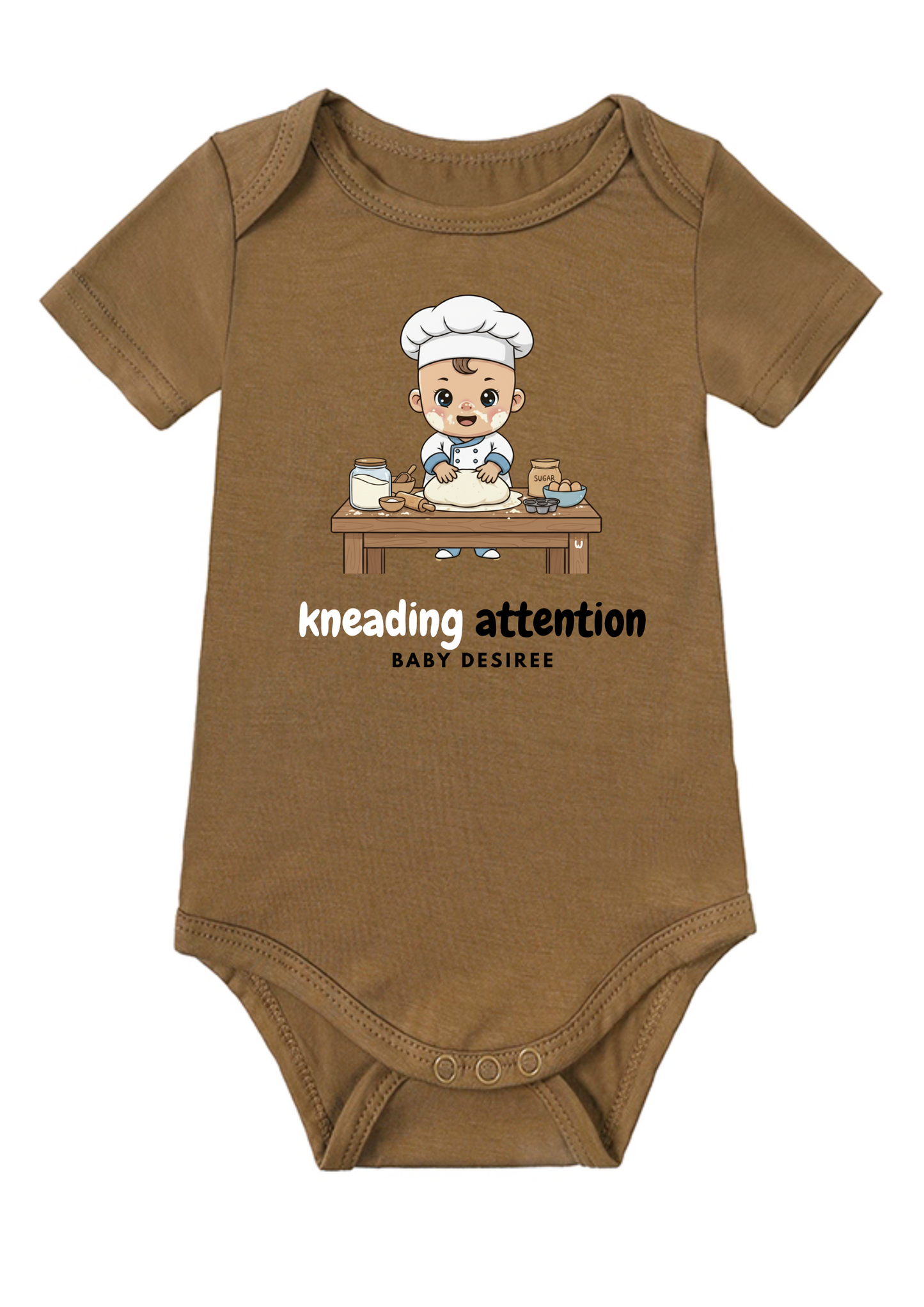 Baker-in-Making Onesie (Bamboo Cotton)