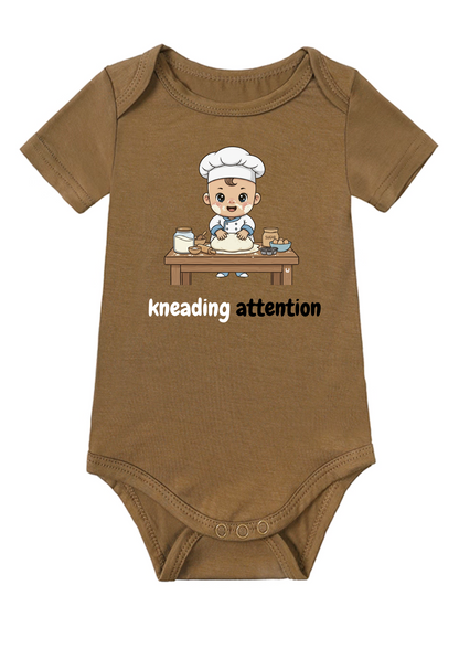 Kneading Attention Baby Onesie
