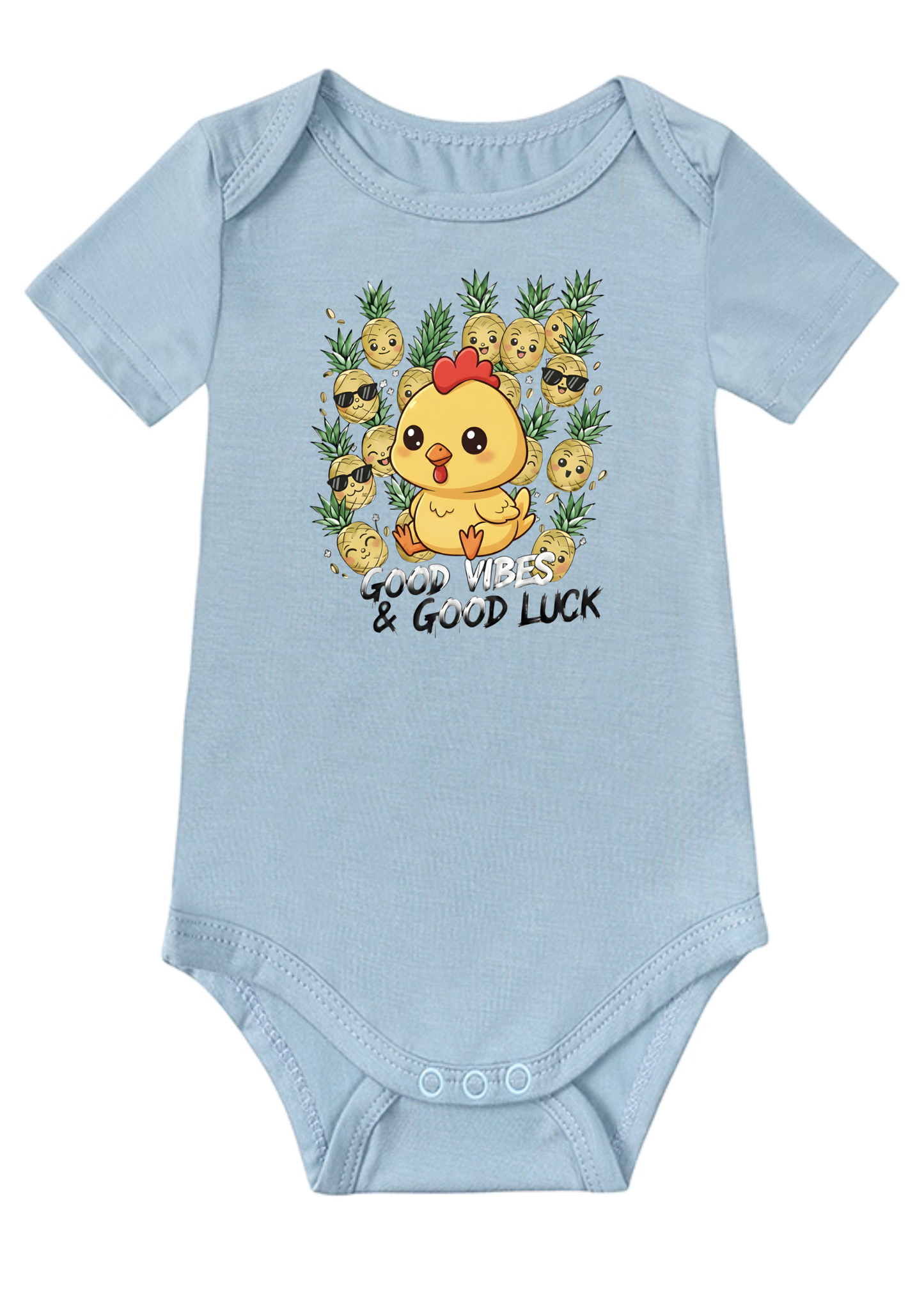 GVGL Chicken Zodiac Baby Onesie