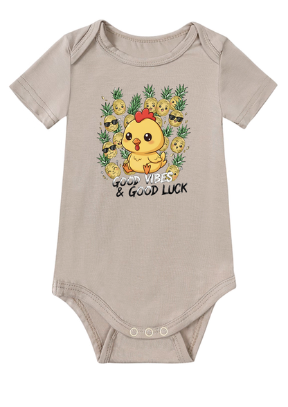 GVGL Chicken Zodiac Baby Onesie