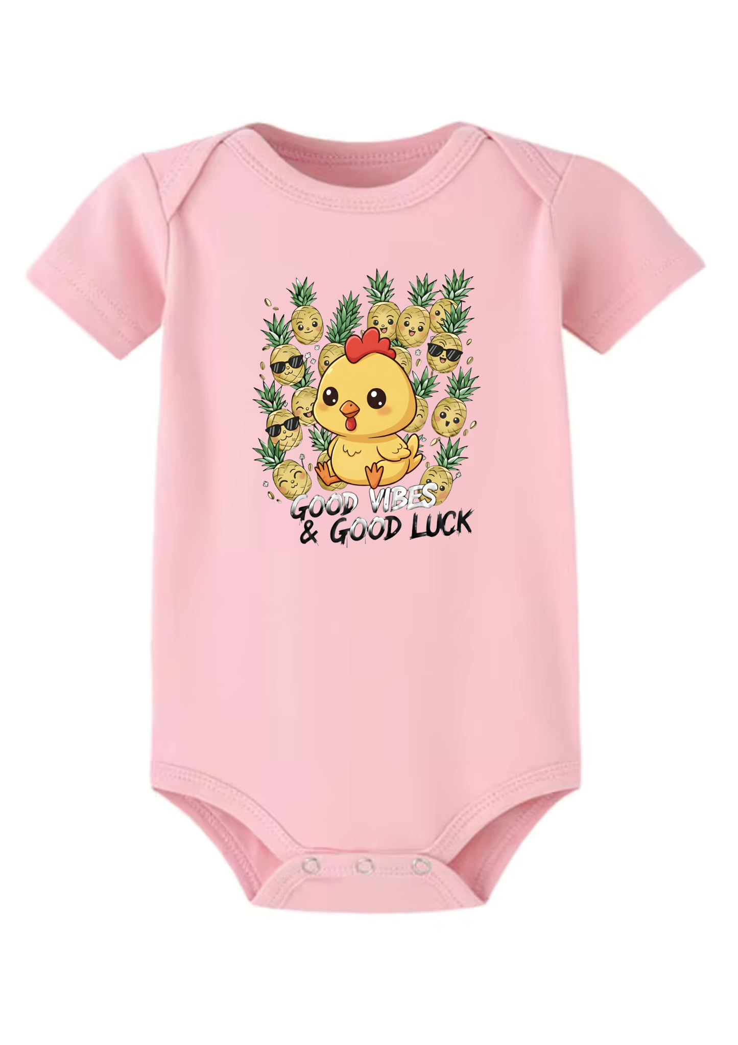 GVGL Chicken Zodiac Baby Onesie