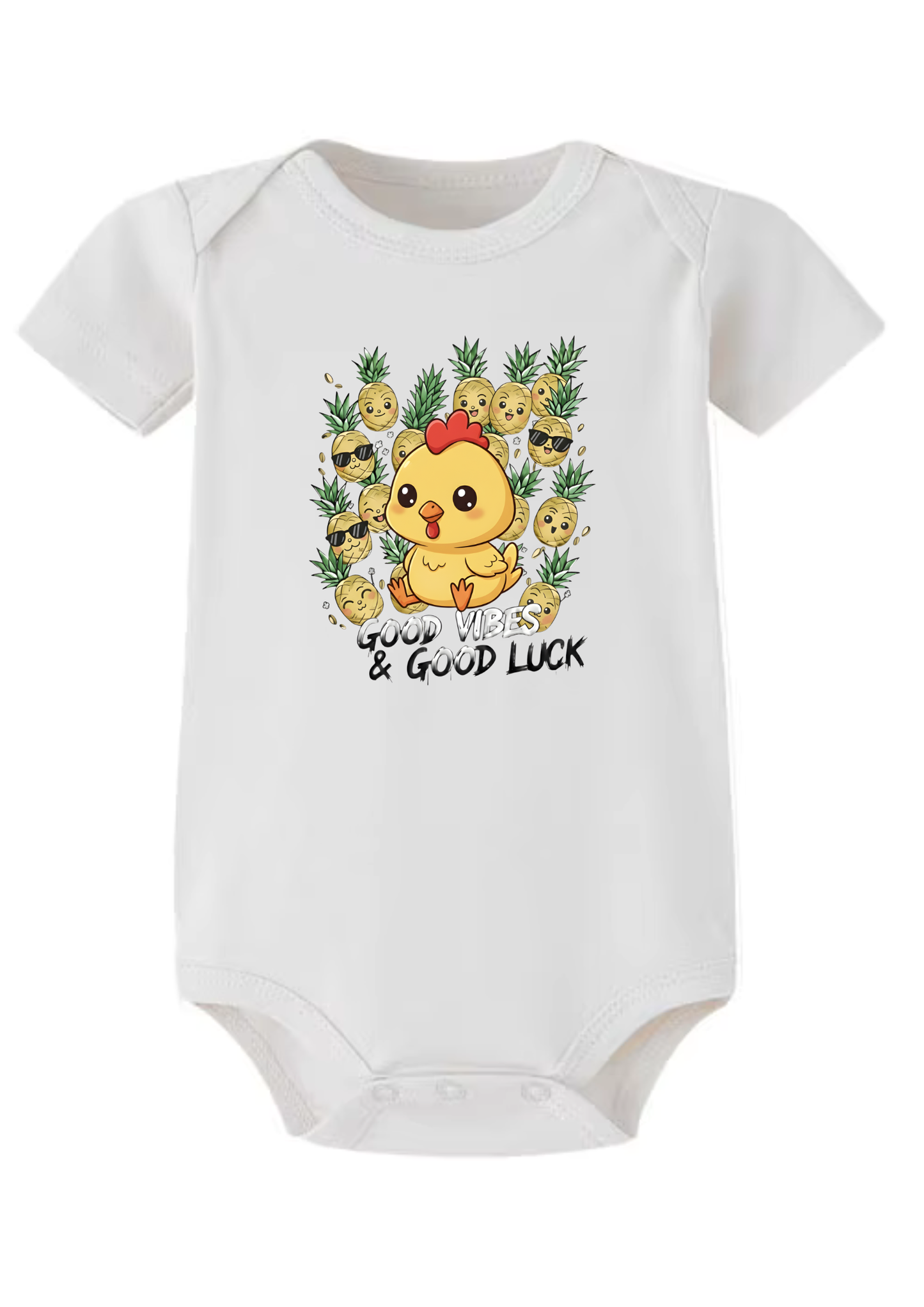 GVGL Chicken Zodiac Baby Onesie