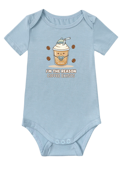 I'm The Reason Coffee Exists Baby Onesie