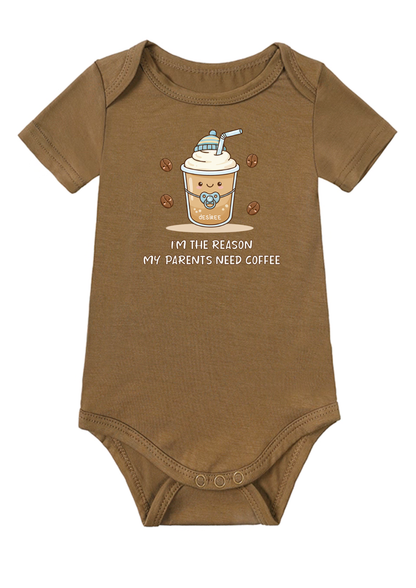I'm The Reason My Parents Need Coffee Baby Onesie