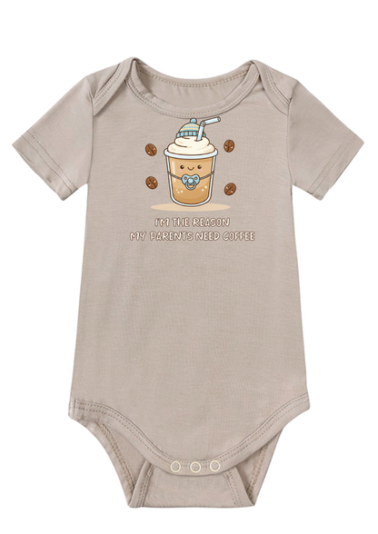 I'm The Reason My Parents Need Coffee Baby Onesie