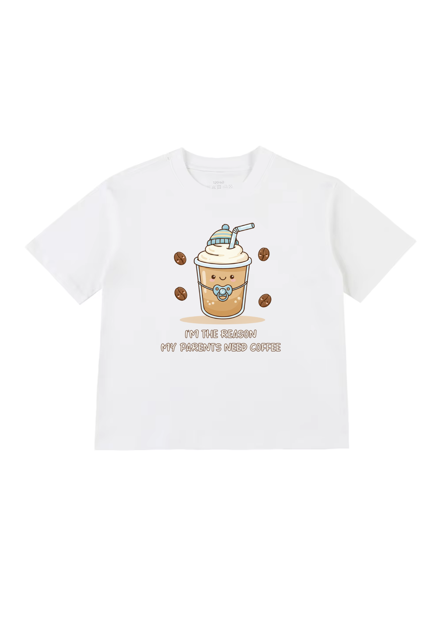 I'm The Reason My Parents Need Coffee Kids T-Shirt