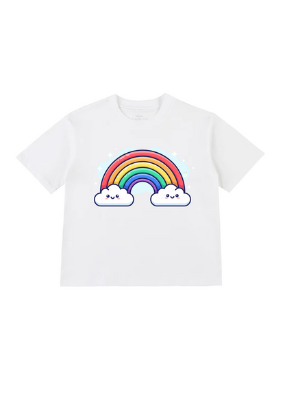 Cuteness Over The Rainbow Kids T-Shirt