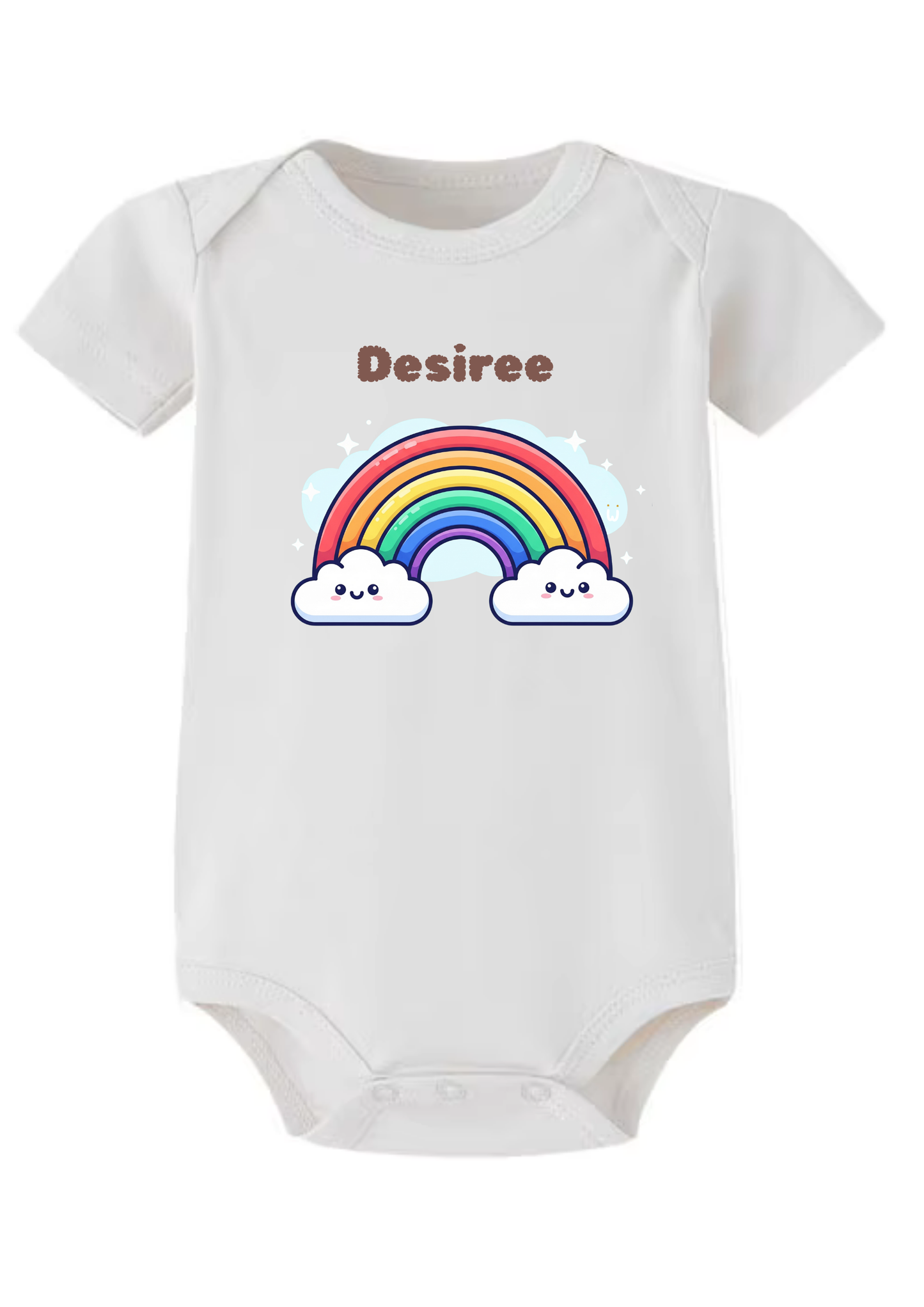Cuteness Over The Rainbow Onesie (Organic Cotton)