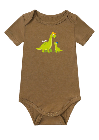 Dinosaur Brothers Baby Onesie