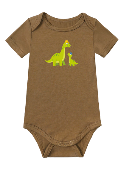 Dinosaur Brothers Baby Onesie