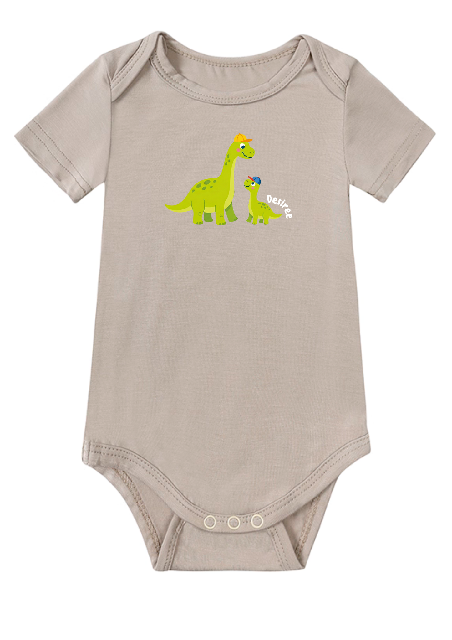 Dinosaur Brothers Baby Onesie