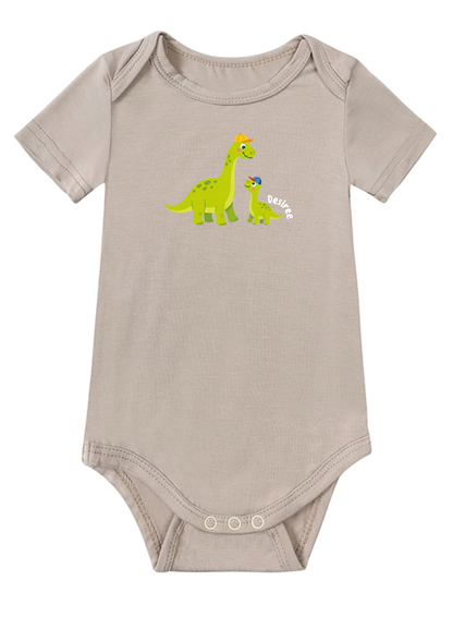 Dinosaur Brothers Baby Onesie