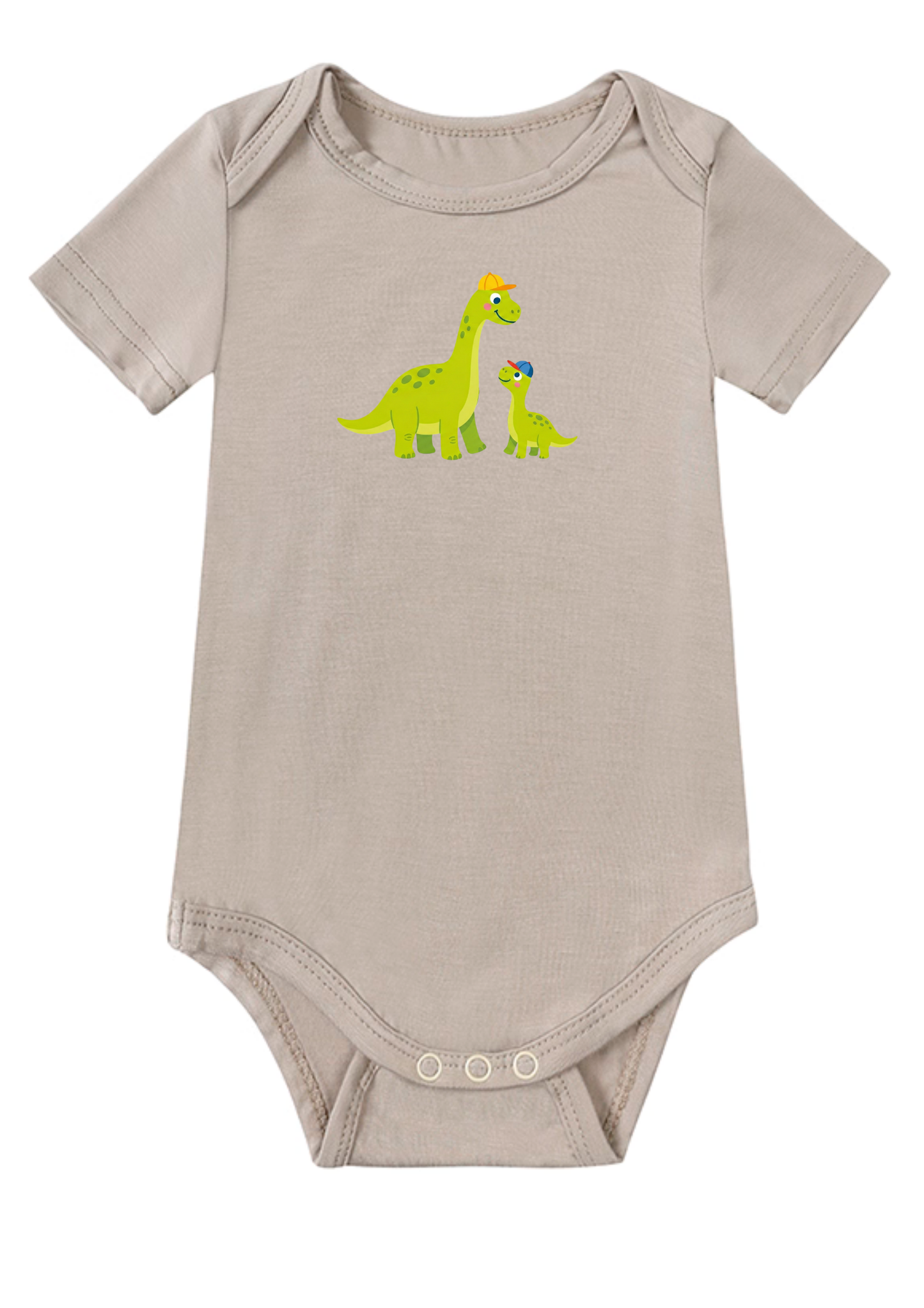 Dinosaur Brothers Baby Onesie