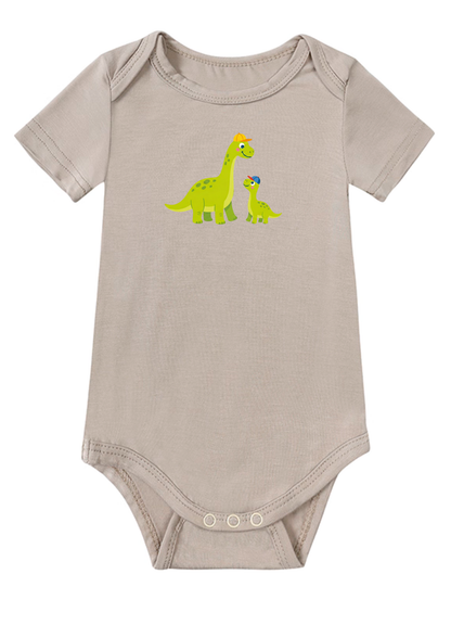 Dinosaur Brothers Baby Onesie