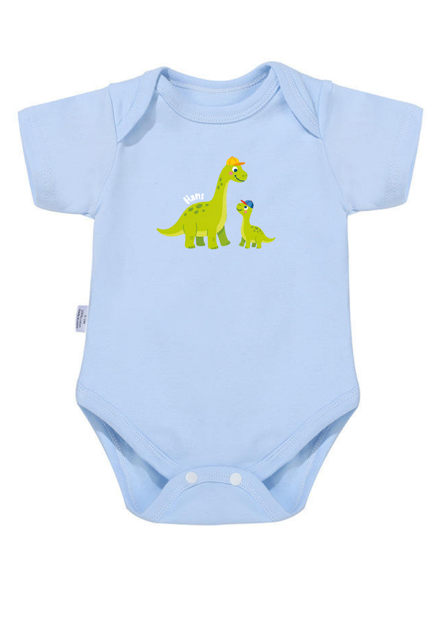 Dinosaur Brothers Baby Onesie