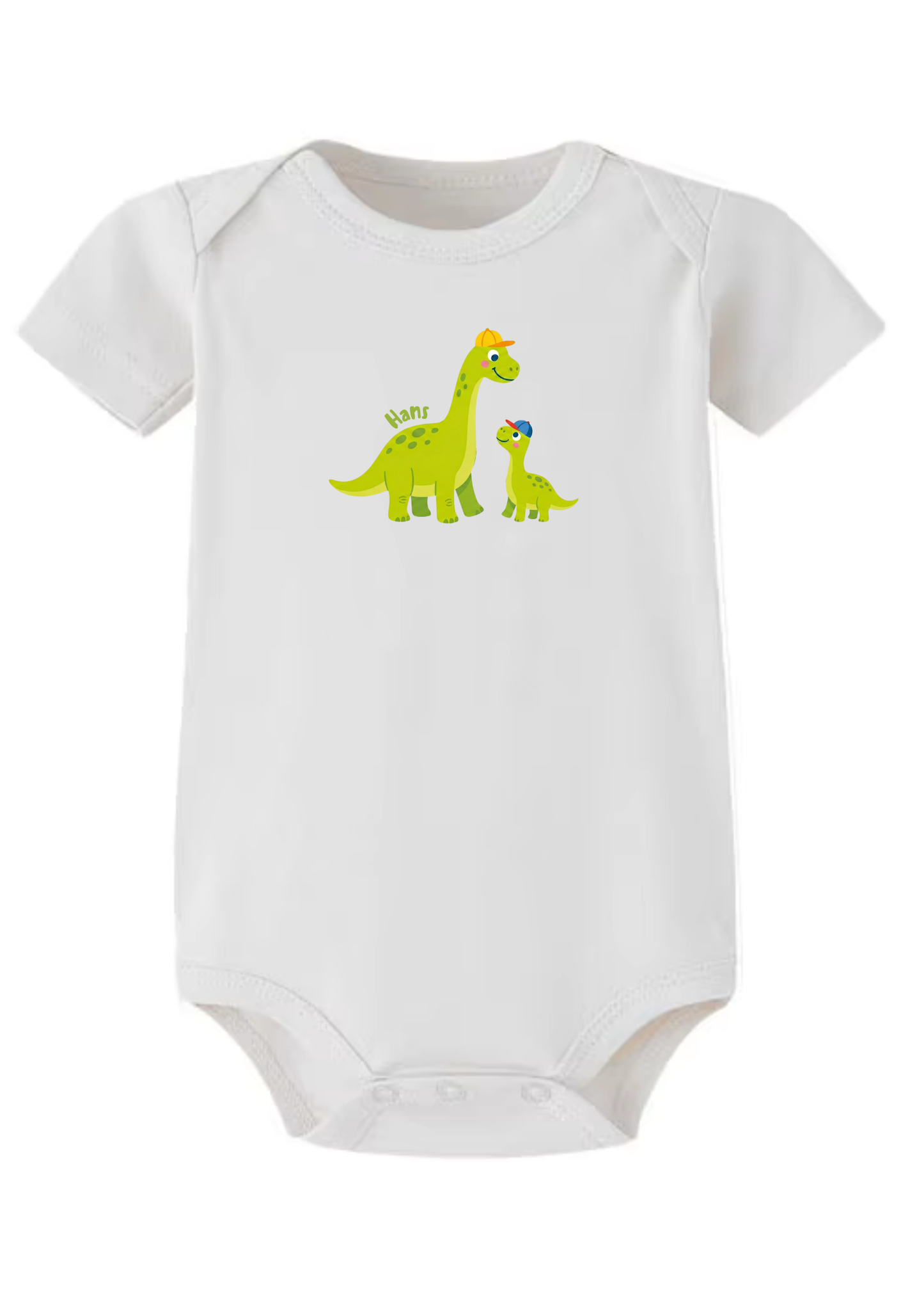Dinosaur Brothers Baby Onesie