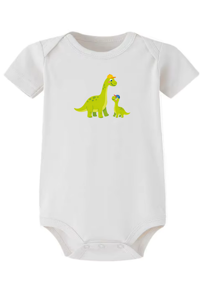 Dinosaur Brothers Baby Onesie