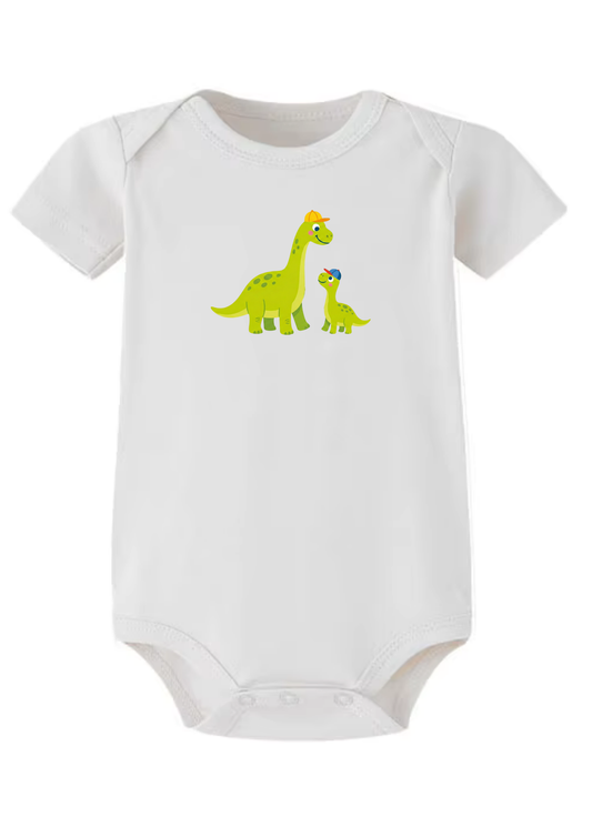 Dinosaur Brothers Baby Onesie