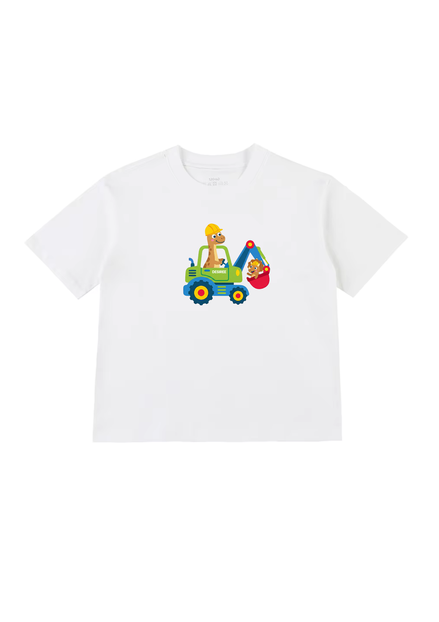 Dino & Excavator Kids T-Shirt