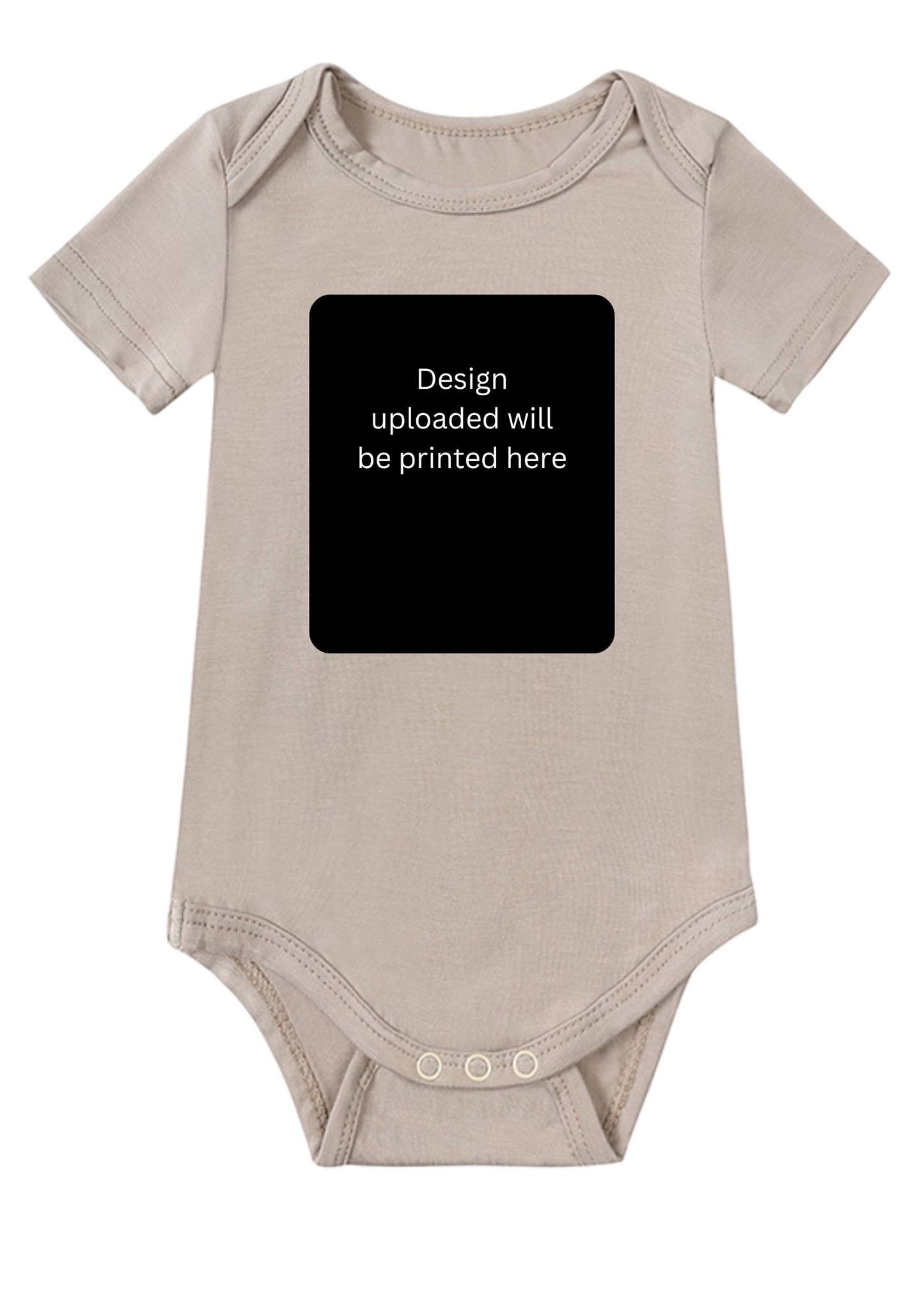 Design-Your-Own Baby Onesie (Organic/Bamboo Cotton)