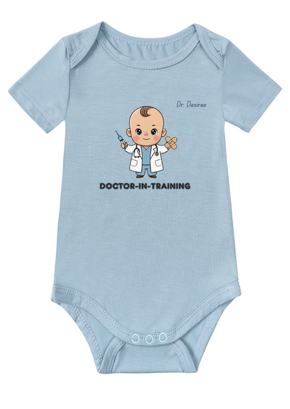 Doctor-in-Training Baby Onesie (Bamboo Cotton)