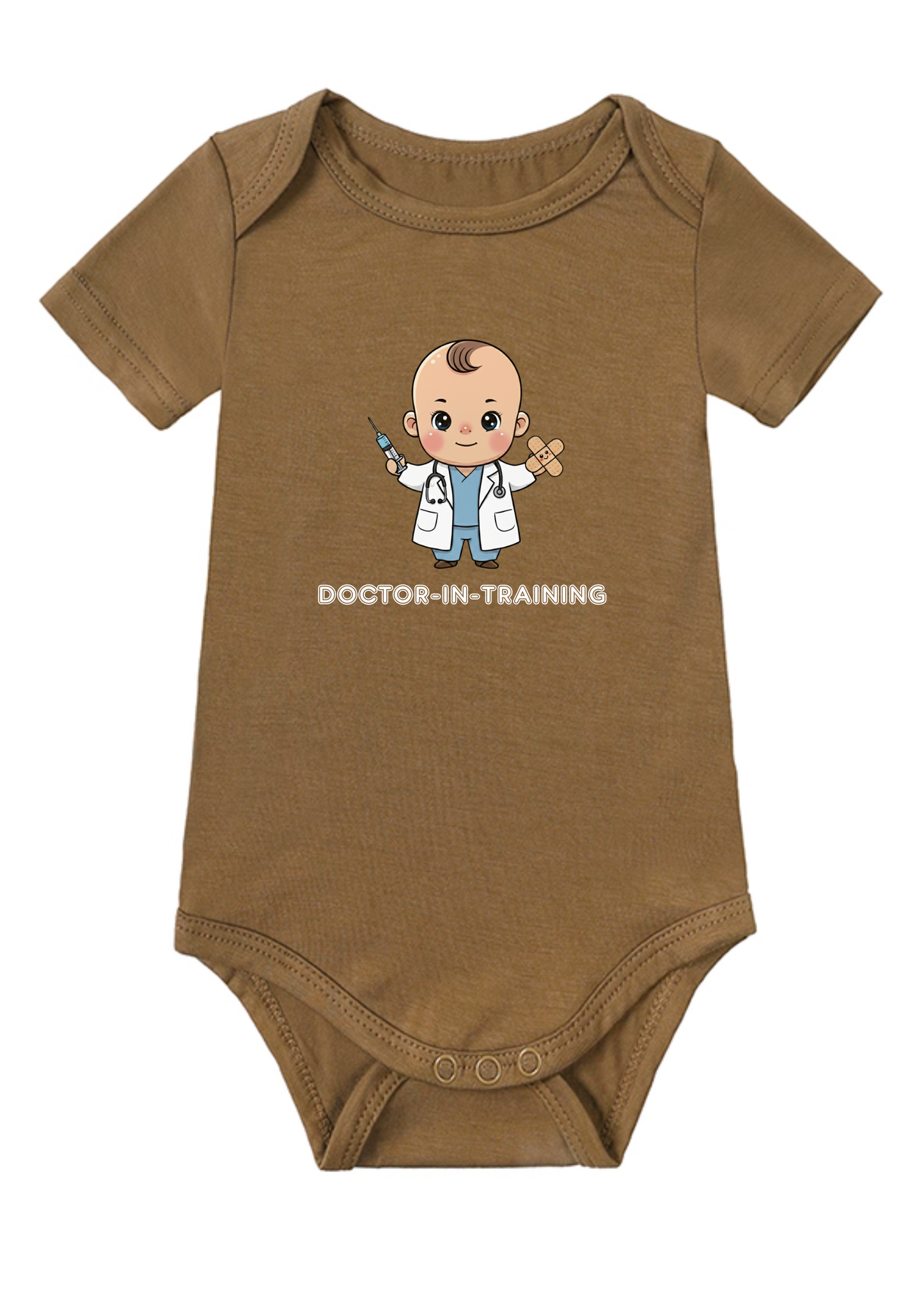 Doctor-in-Training Baby Onesie (Bamboo Cotton)