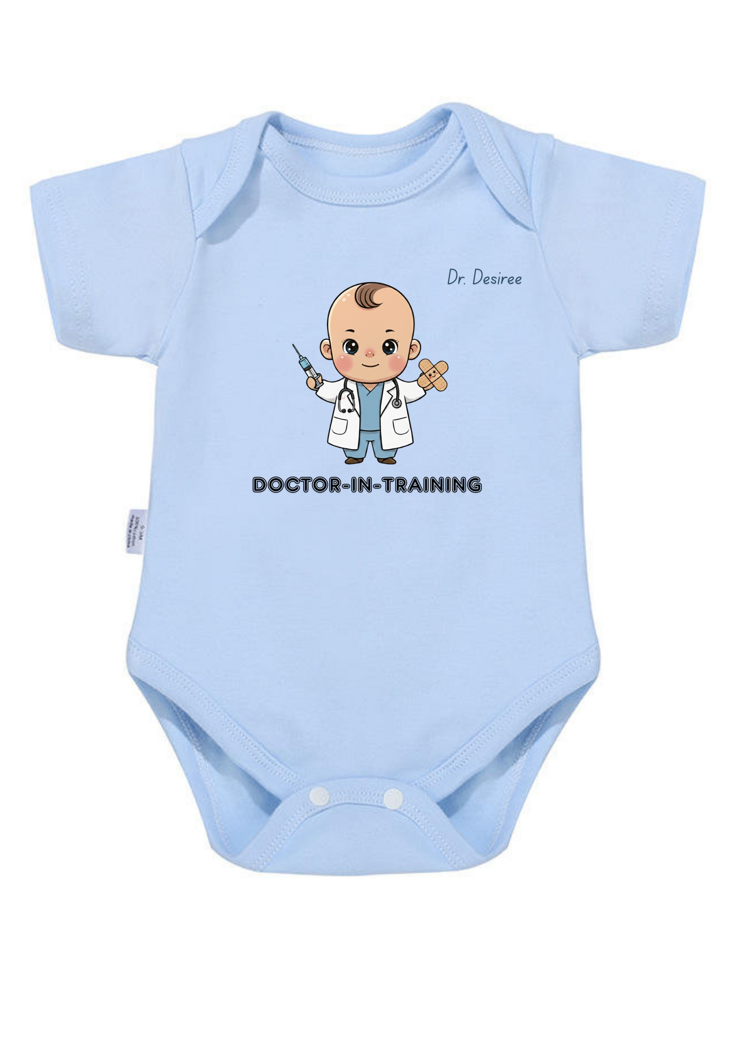 Doctor-in-Training Baby Onesie (Organic Cotton)