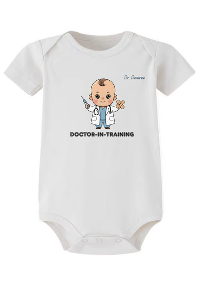 Doctor-in-Training Baby Onesie (Organic Cotton)