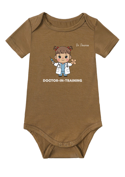 Doctor-in-Training Baby Onesie (Bamboo Cotton)